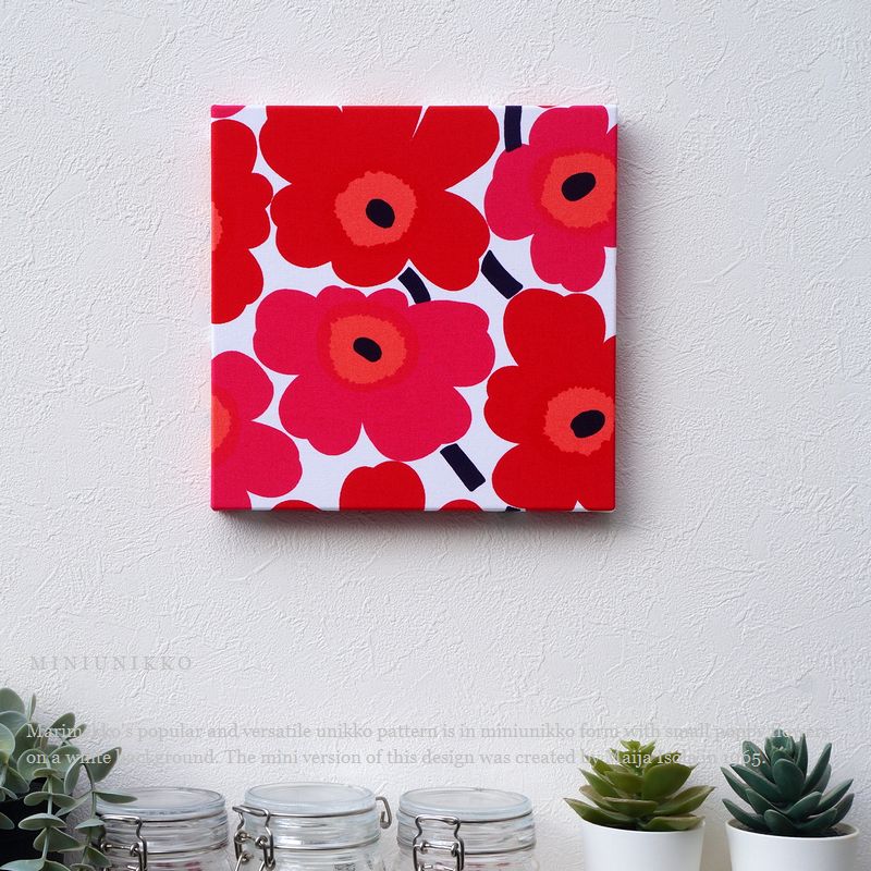 marimekko（マリメッコ） ファブリックパネル ミニウニッコ 花 玄関