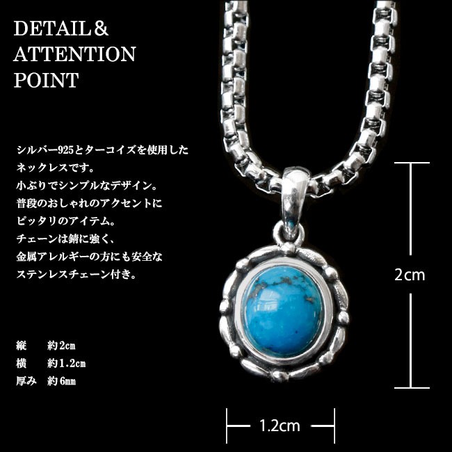 ネックレス シルバー925 メンズ レディース ペンダント チェーン付