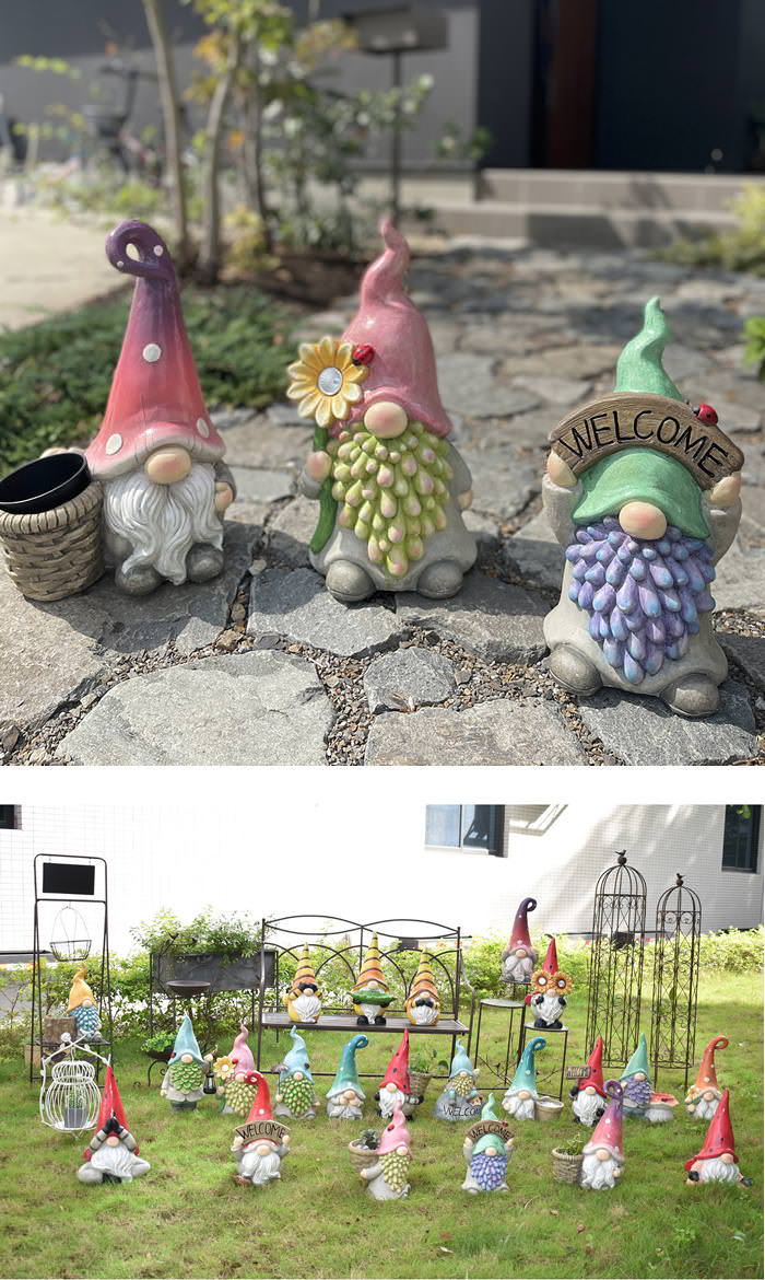 ガーデンノーム ポットとノーム グラデハット ガーデニング雑貨