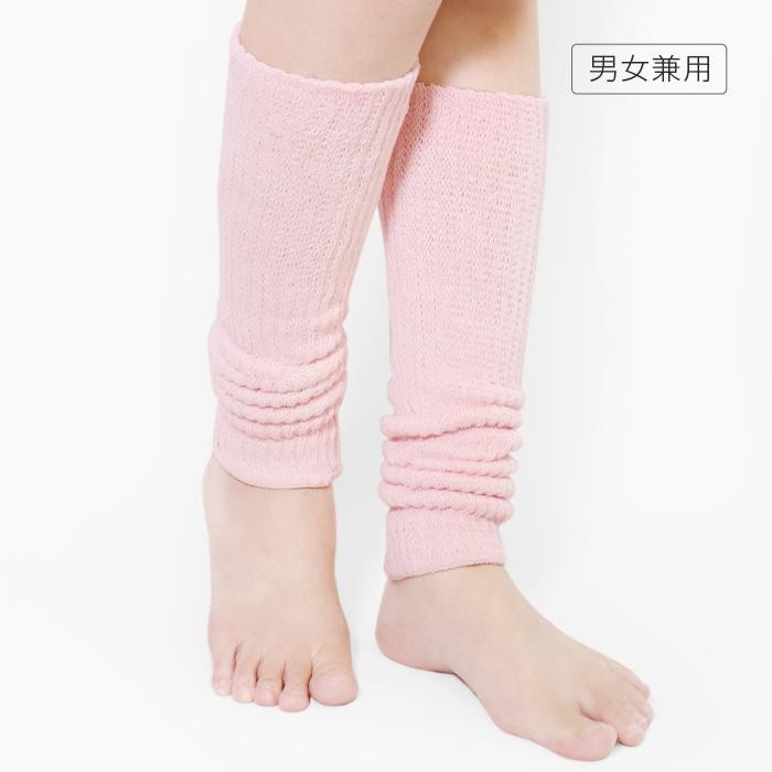レッグウォーマー 二重編み ミディアム シルク コットン 綿 絹 日本製
