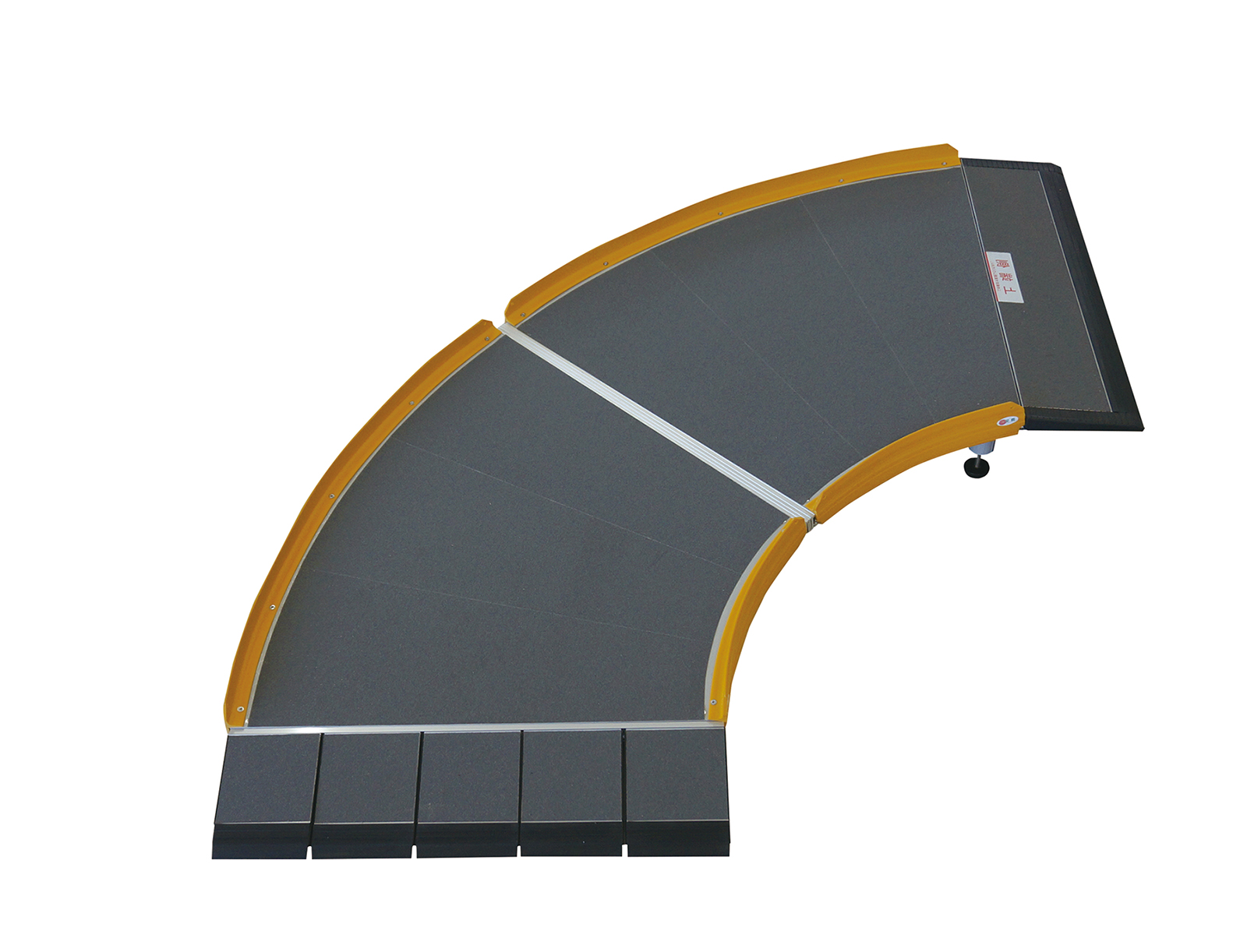 スロープ 車イス Zスロープ 微笑の朝顔 右642-100 左642-200 カーブ型