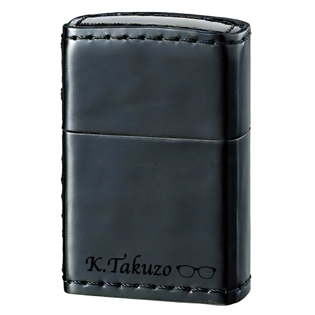 ZIPPO（ジッポー） ジッポ 名入れ ライター コードバン 革巻き