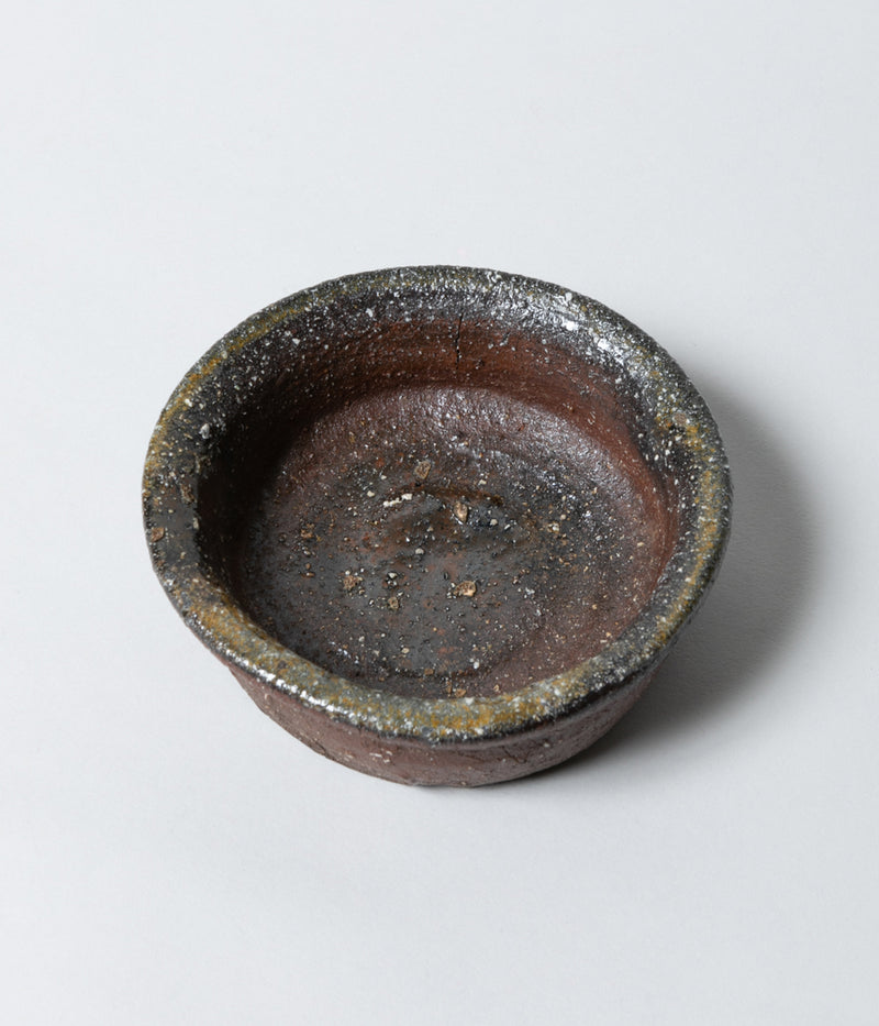 國吉青尚 焼締鉢 （刻銘有り） 國吉青尚 焼締鉢 （刻