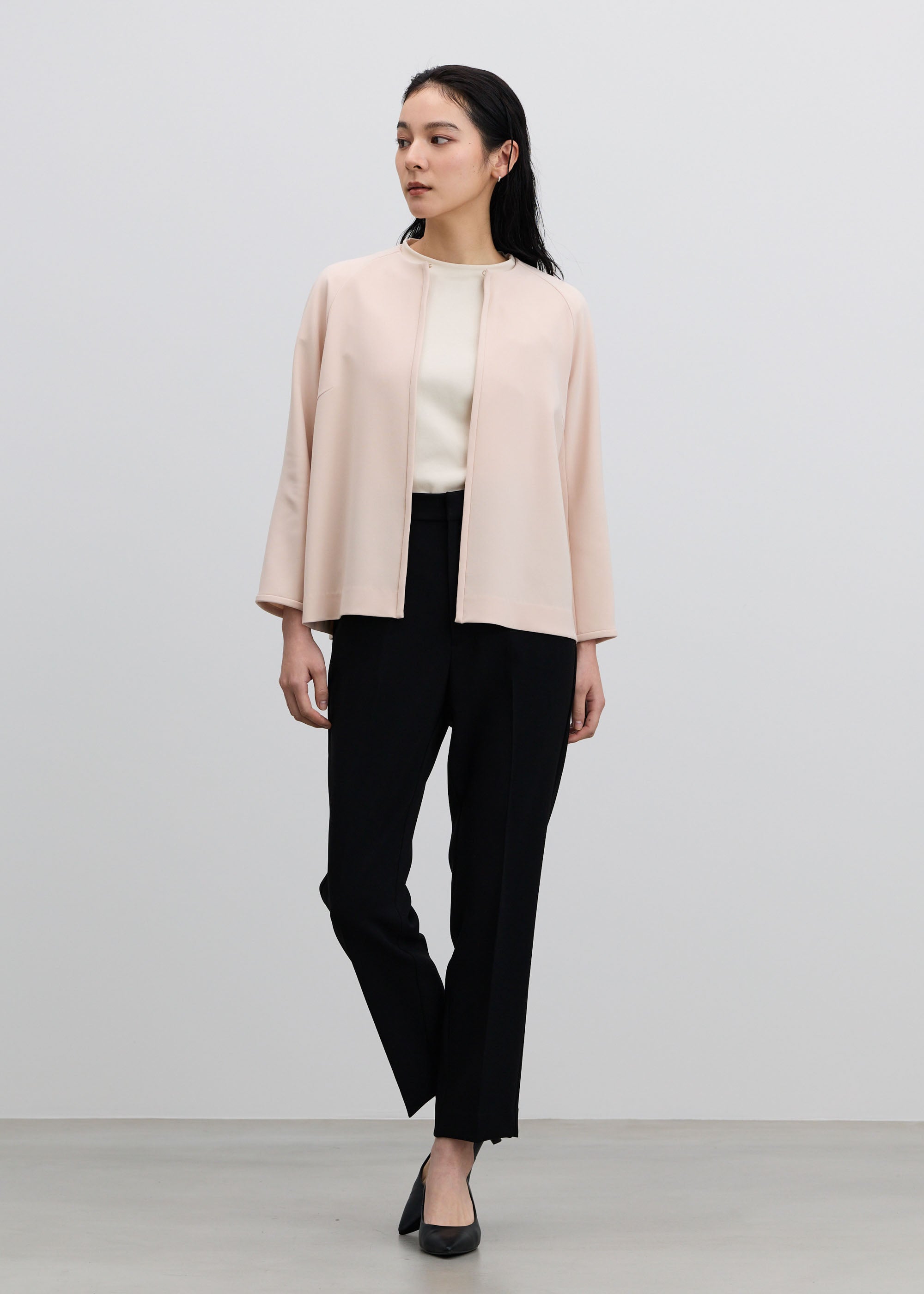 フロントホック8分袖ジャケット - SOÉJU online store｜上質な大人の