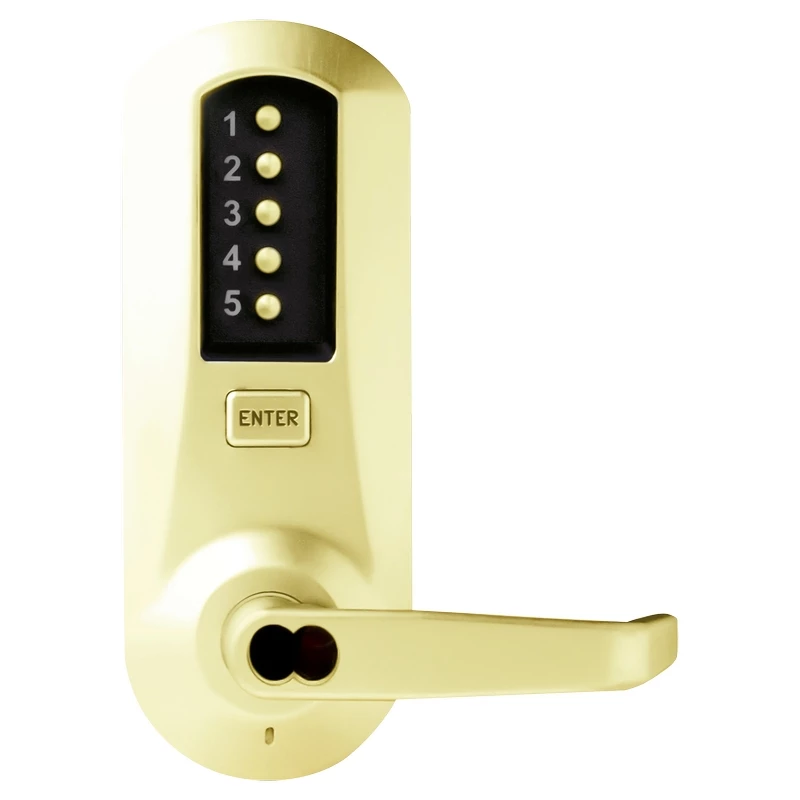 Simplex Pushbutton Mortise Lock w/ Lever 2-3/4 BS Combination