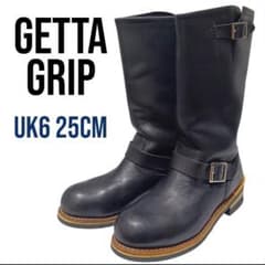 美品】getta grip ゲッタグリップ エンジニアブーツ UK6 25cm - メルカリ
