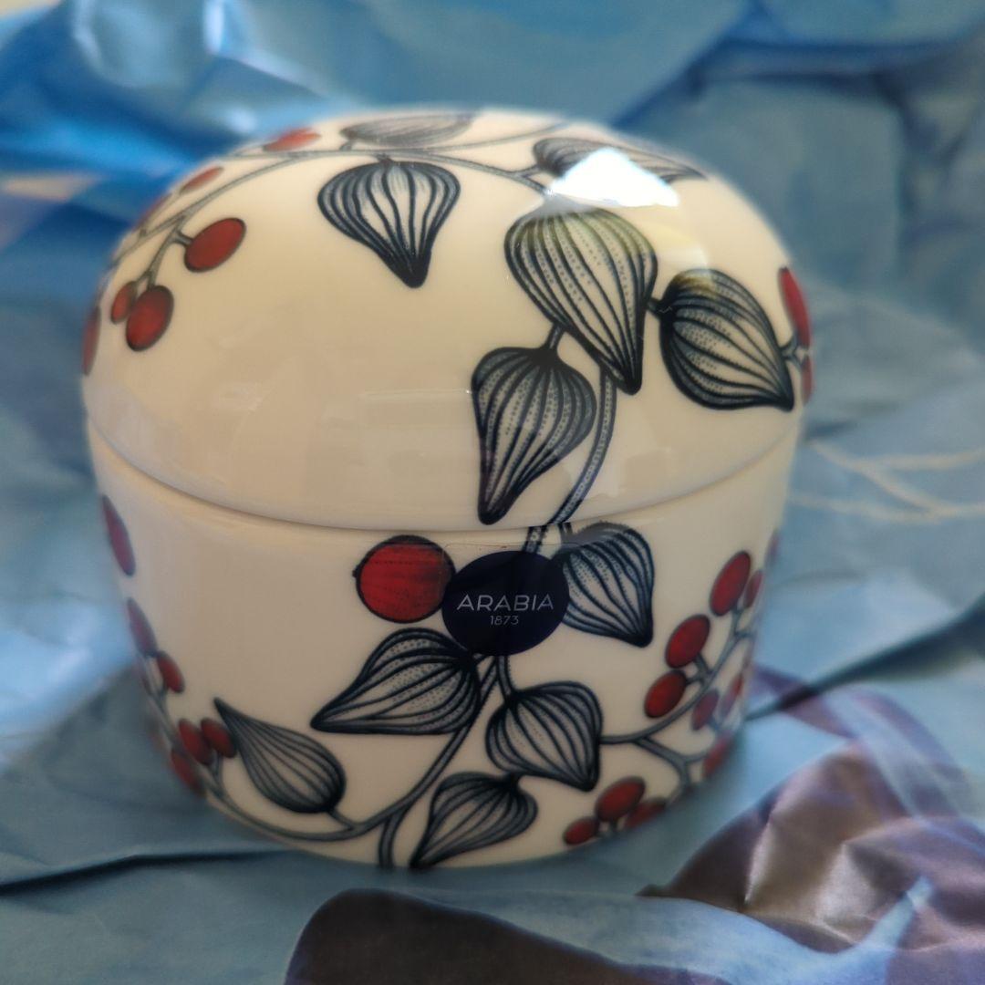 アラビア ルノ フロストベリー 蓋付きジャー コースター付き アラビア ルノ フロストベリー 蓋付きジャー コースター 2枚 - メルカリ