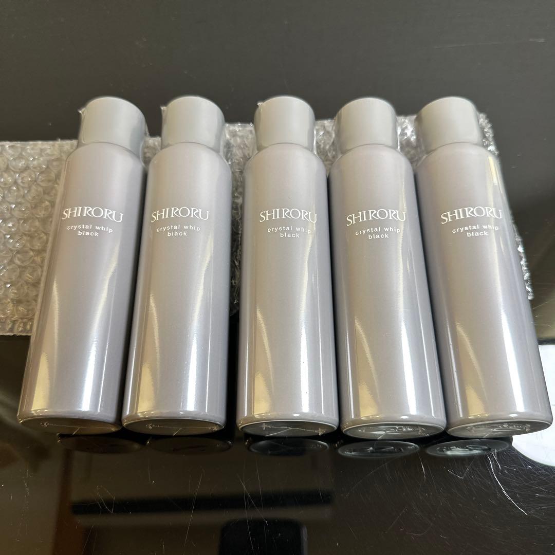 SIRORU クリスタルホイップ ブラック5本まとめ！ SHIRORU（シロル） SHIRORU公式 シロル正規品 クリスタルホイップ