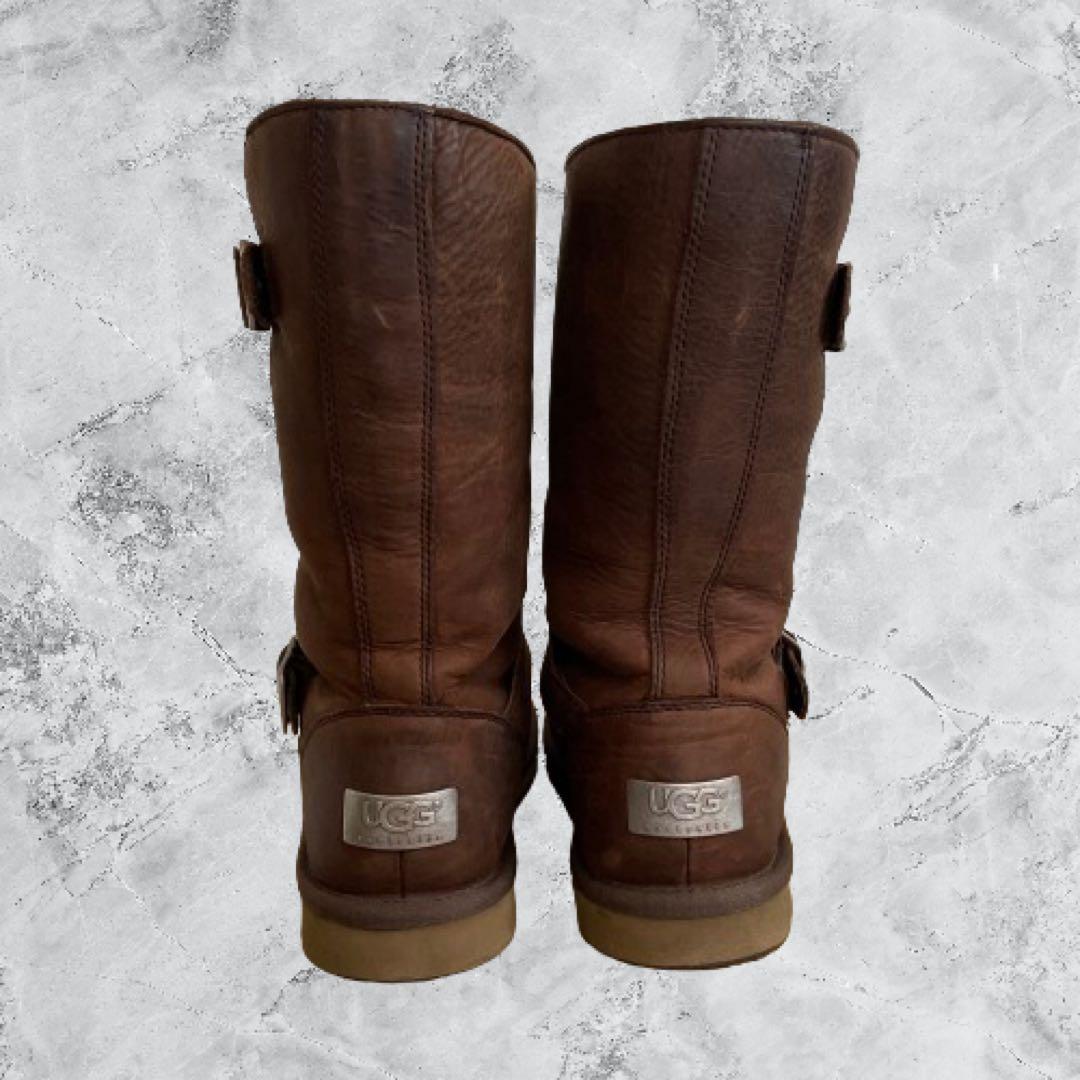 UGG オーストラリア ケンジントン ムートンブーツ ブラウン 24 - メルカリ