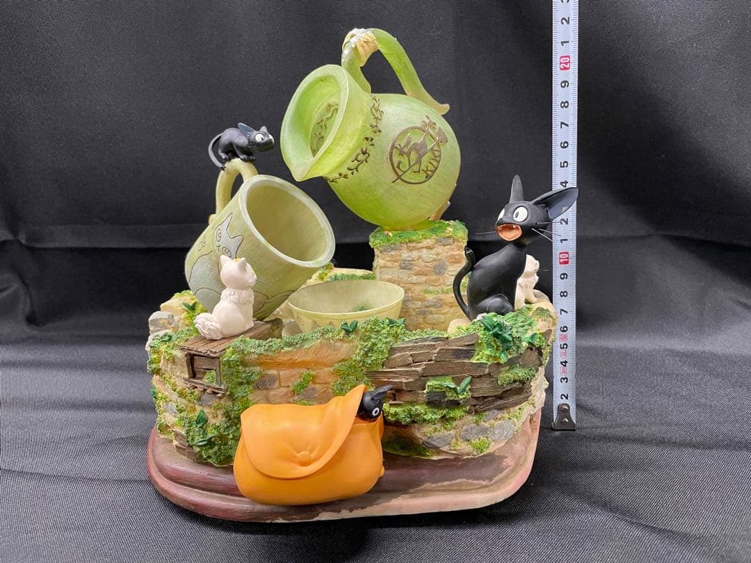 H2【ジャンク】魔女の宅急便 ウォーターガーデン 不思議な水辺 置物