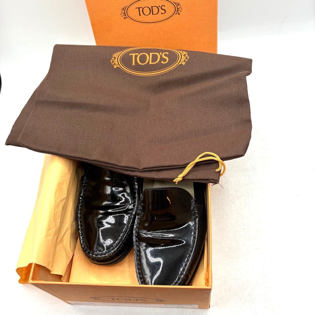 美品✨ TOD'S ds MOC 【23.0cm】 スリッポン 黒