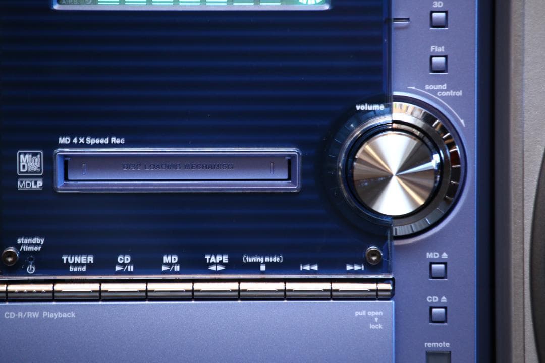 KENWOOD SL3MD CD/MD/TUNER/TAPE コンポ 完動品 - メルカリ