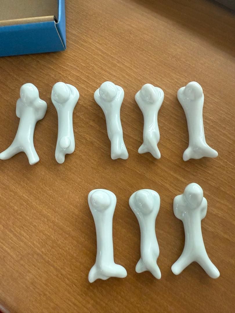 レア白磁！　ポーセラーツ　マンダリンおじさん　シノワズリ　箸置き8個セット 楽天市場】リサラーソン 箸置き 猫 三毛猫 マイキー おしゃれ 北欧