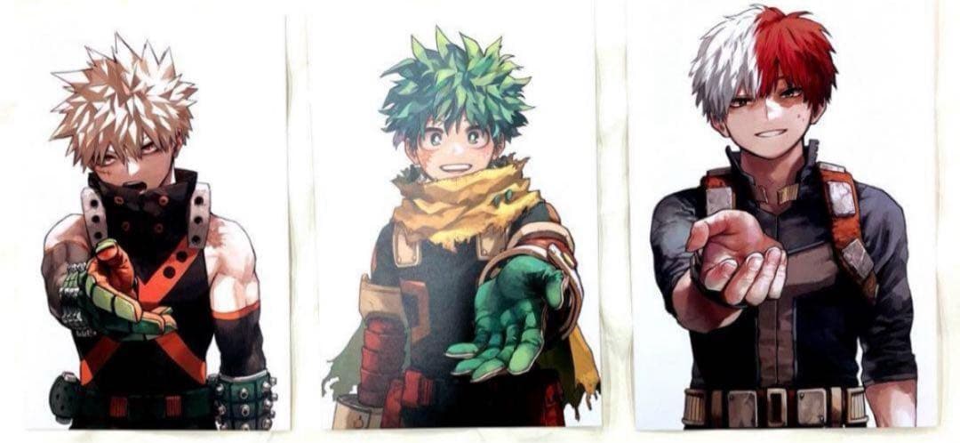 僕のヒーローアカデミア 42巻 特典 イラストカード 3種 ヒロアカ③