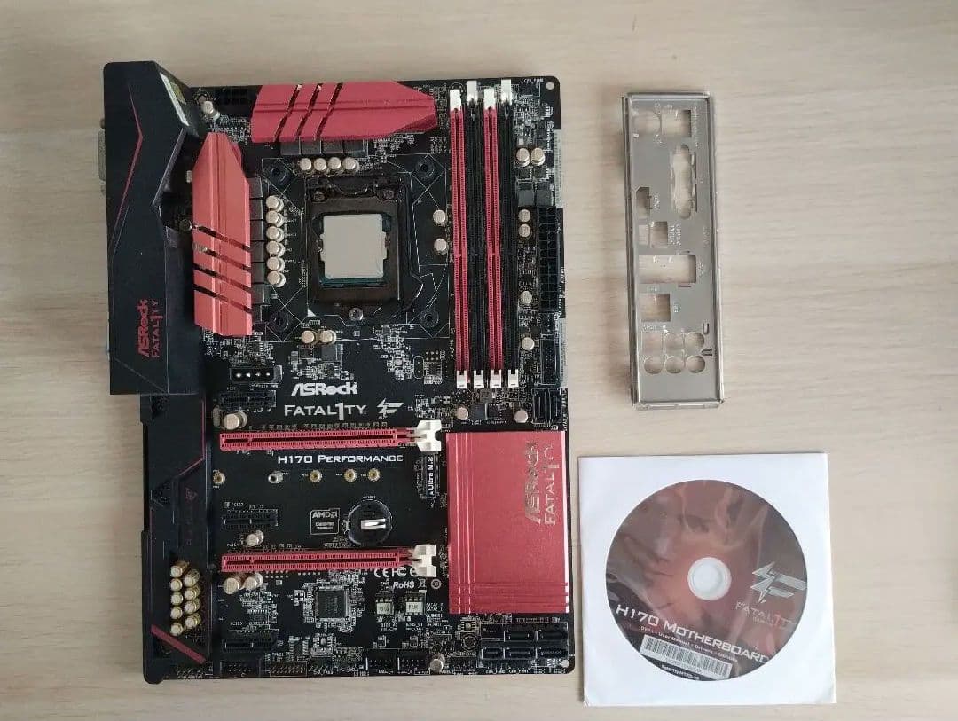 CPU： i7-6700K、MB：ASRock H170 PERFORMANCE Amazon.com: ASRock ATX DDR4 Motherboards H170 PERFORMANCE