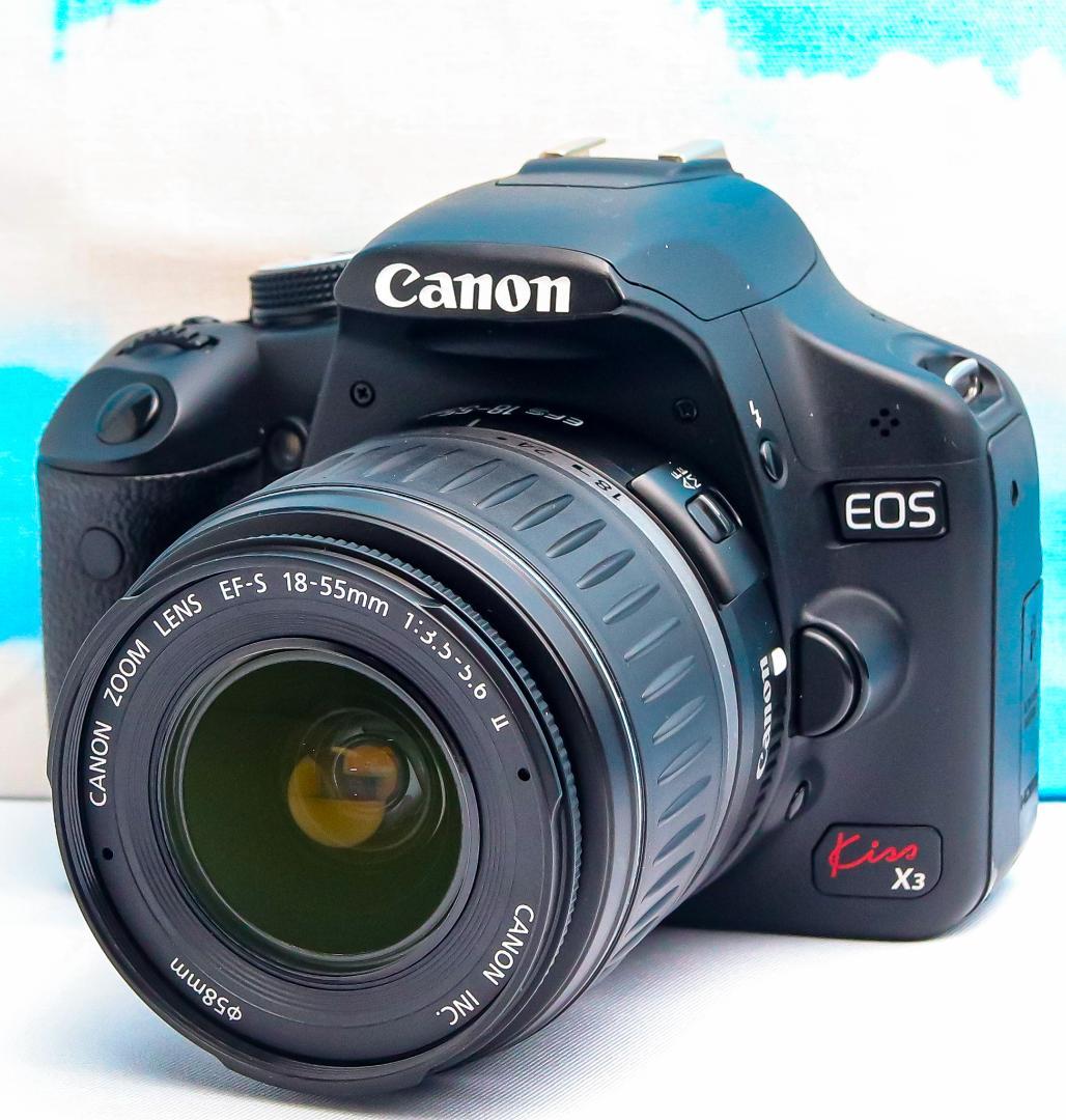 Canon Kiss X3⭐️一眼レフ 初めての方に⭐️スマホ転送⭐️動画もOK 143cdadc2bd45a7803eb768218a97a