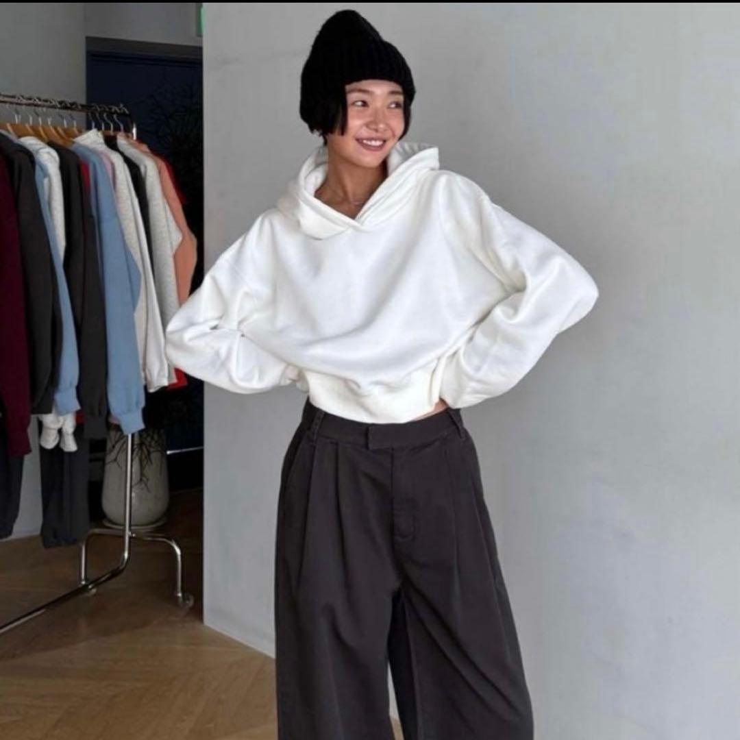 searoomlynn Volume Sweat Shortフーディープルオーバ