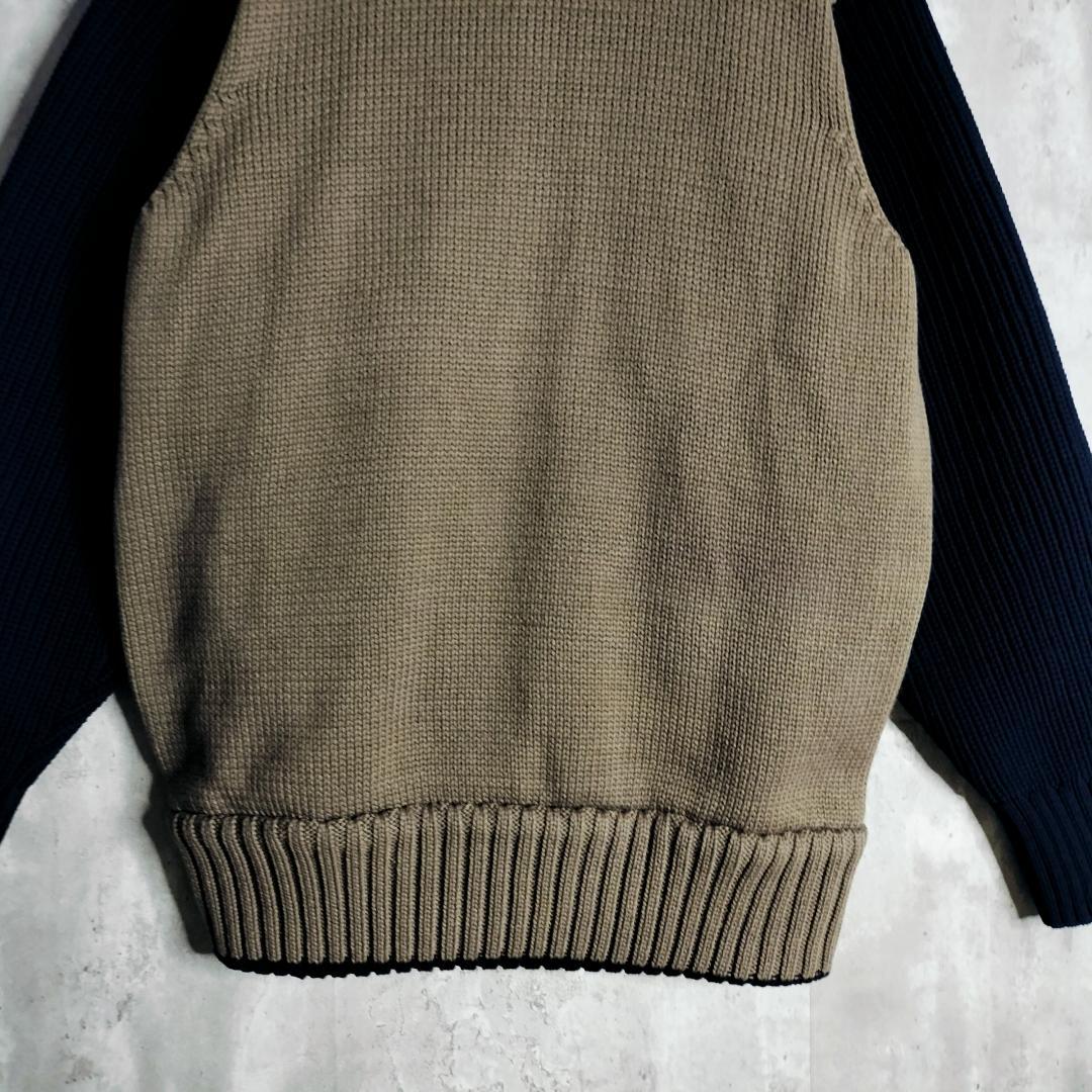 極美品☆sacai エリックヘイズ 刺繍 ニットブルゾン スタジャン レザー