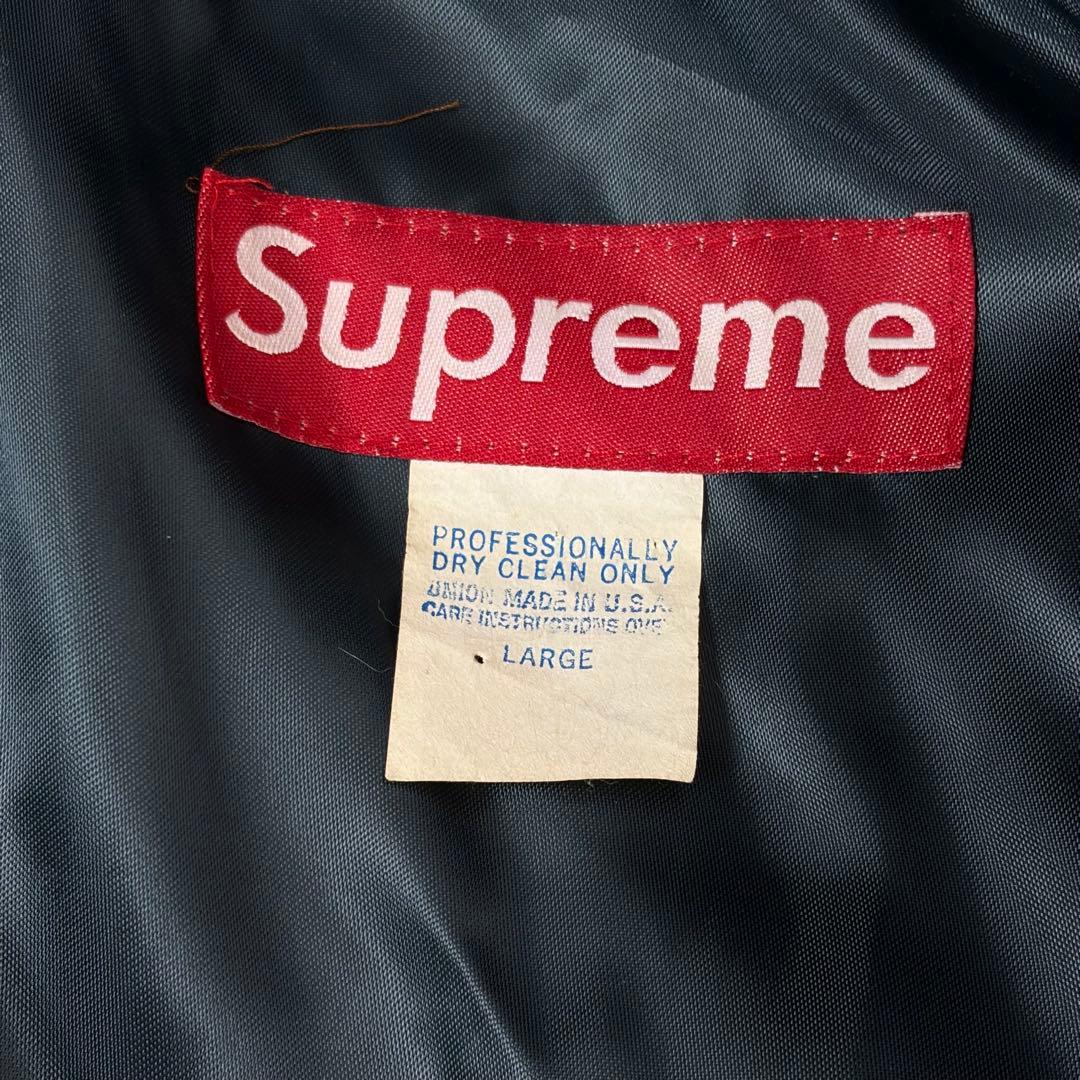 希少 Supreme 2nd Varsity Jacket'スタジャン 90's - メルカリ