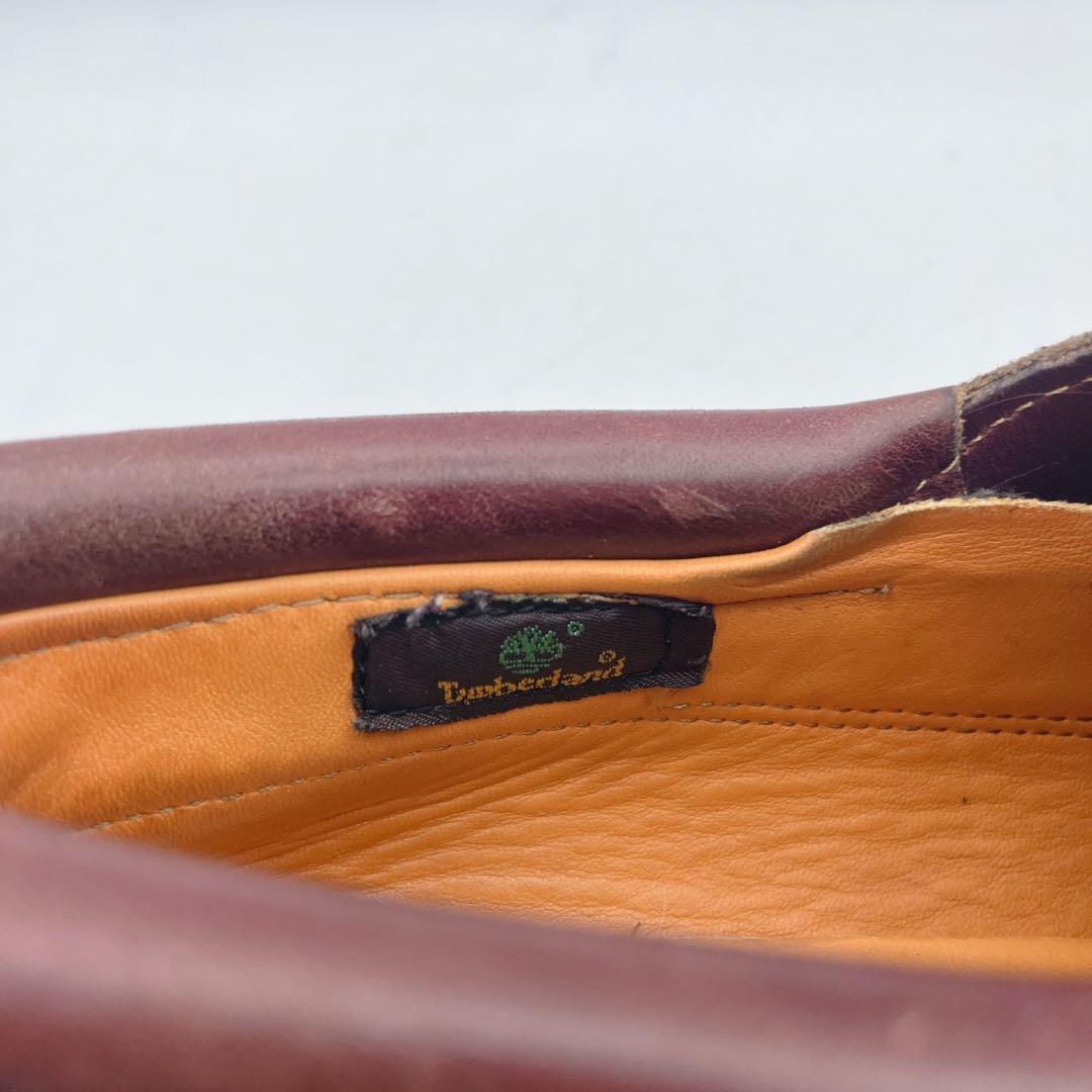 最安値❗️ ティンバーランド 3アイ デッキシューズ 9.5W バーガンディ