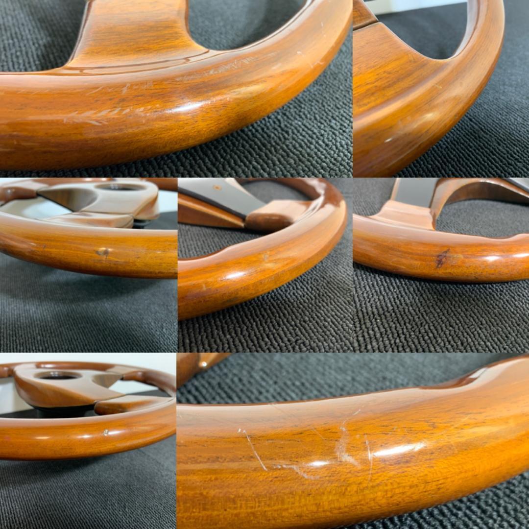 希少 レノマ ウッドステアリング 35.5パイ 当時物 ミケロッティ