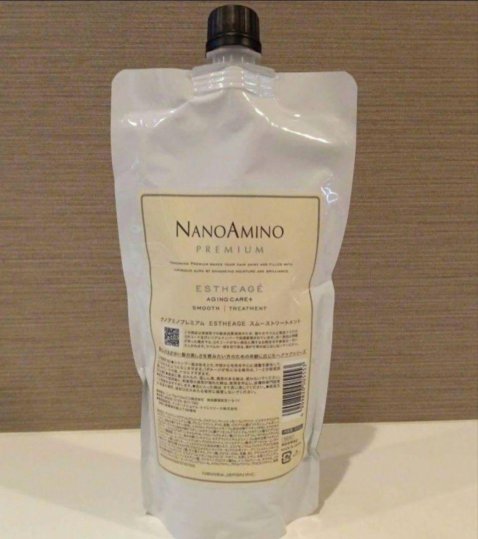500ml 詰替 ナノアミノプレミアムエスタージュスムーストリートメント プレミアム エスタージュ | ナノテクノロジーでヘアケアを提案する