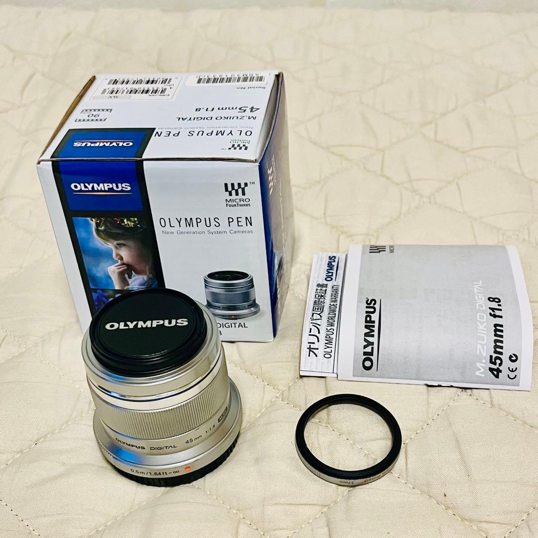 フィルター付　OLYMPUS M.ZUIKO DIGITAL 45mm F1.8 Amazon.com : OM SYSTEM Olympus M.Zuiko Digital 45mm F1.8 Silver