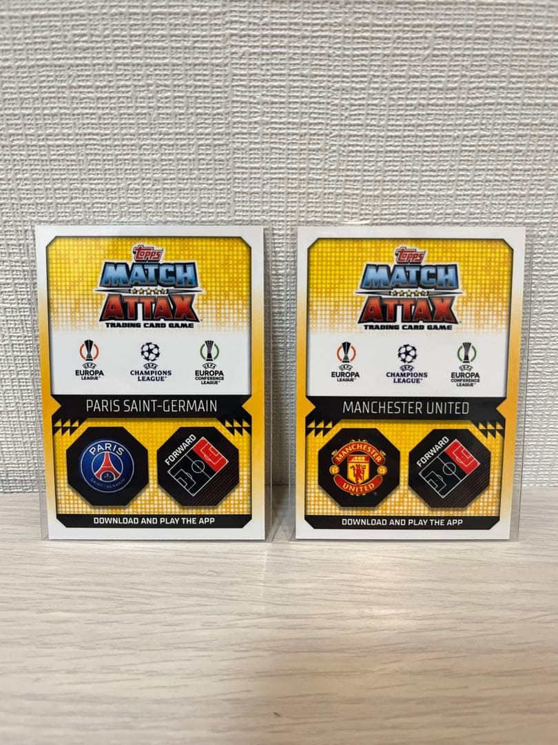 リオネル・メッシ & クリスティアーノ・ロナウド カード 2枚セット