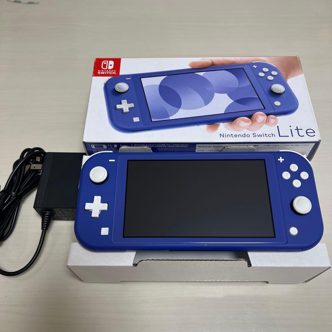 Nintendo Switch Lite ブルー　充電器、SDカード付き Nintendo Switch Lite ブルー HDH-S-BBZAA 任天堂 Switch本体 ※量販
