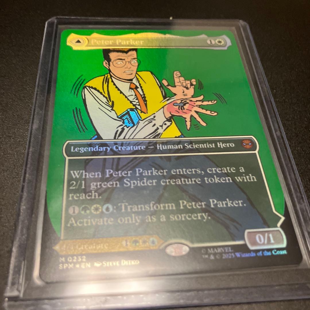 スパイダーマンピーター・パーカー/アメイジング・スパイダーマンfoil 英語 MTG ピーター・パーカー アメイジング・スパイダーマン foil 日本語