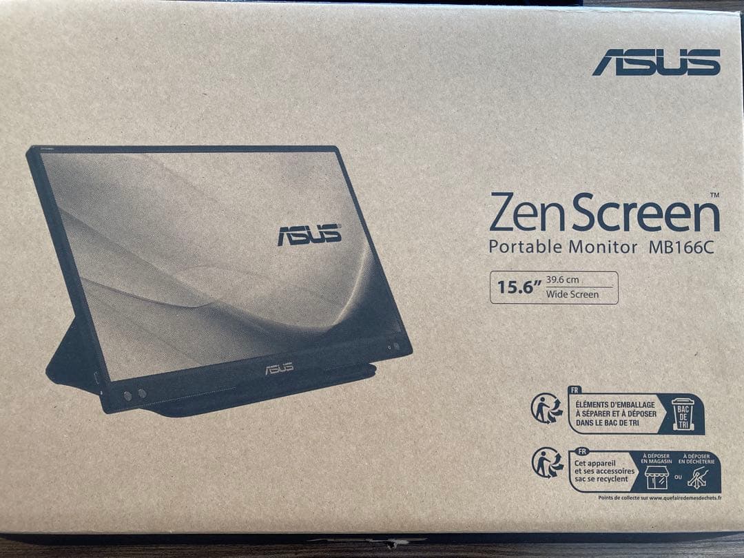 ASUS ZenScreen MB166C 15.6インチ ASUS ZenScreen MB166C | IPS Portable Monitor for Laptops