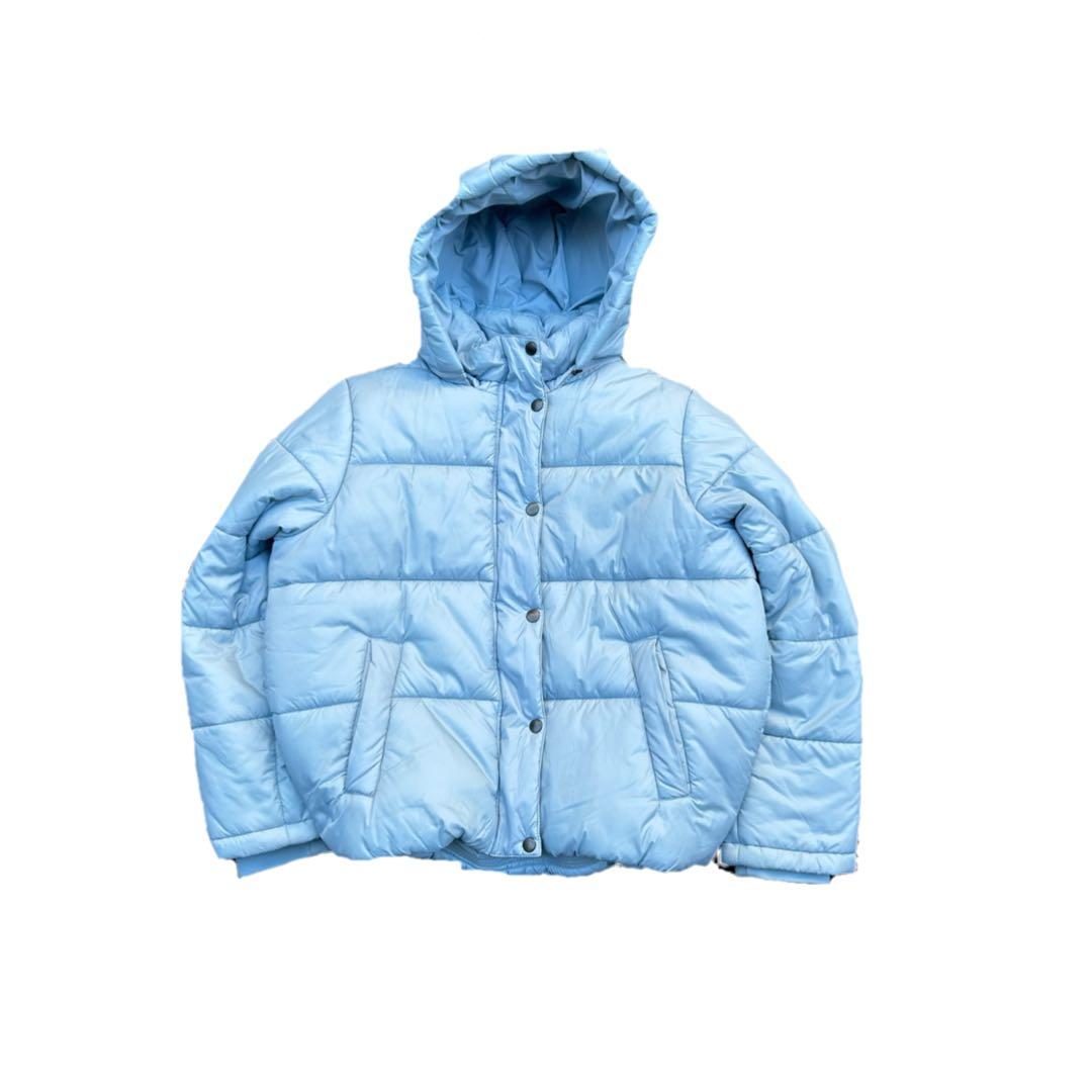 溝*太様 Eddie Bauer 水色　短丈　light blue puffer Amazon.com: Eddie Bauer Girls' Winter Jacket - Heavyweight Quilted