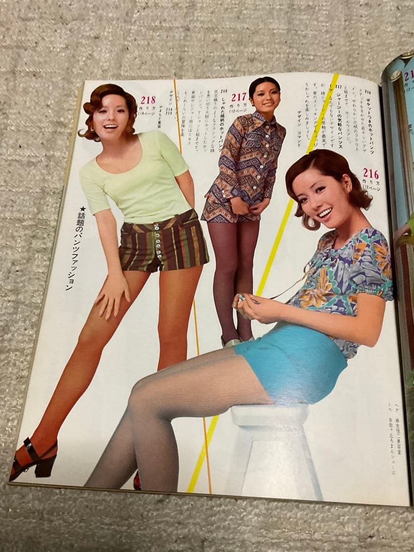 1971年／外出着とホームウェア夏。主婦の友6月号第一付録【第二付録付き】。