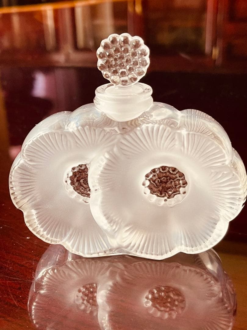 美品Lalique ラリックドゥフルールフレグランスボトル　8.5x 10cm