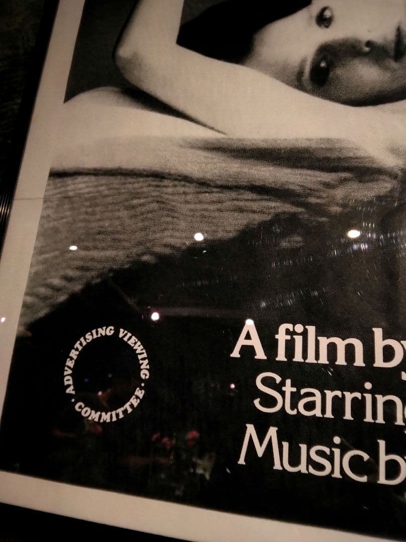 非売品　７０年代　イギリス　映画ポスター　シルヴィア・クリステル　ピンクフロイド