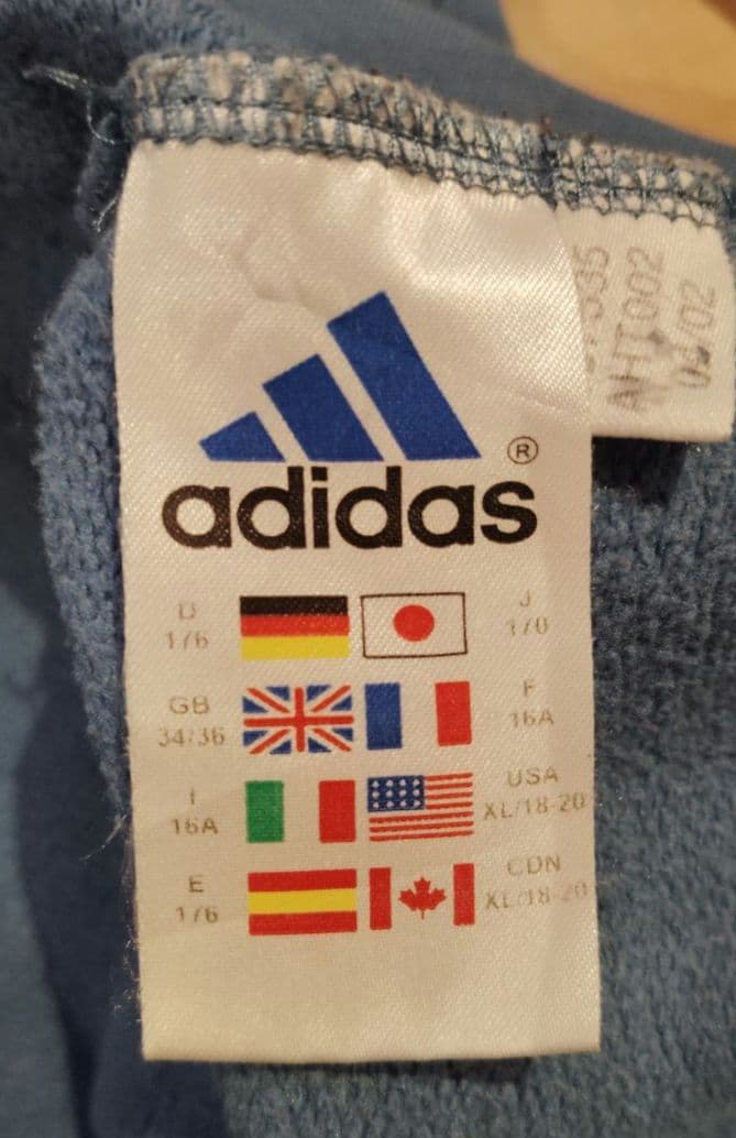 ダメージスウェット adidas 170 ネイビー 松村北斗 常田大希 - メルカリ