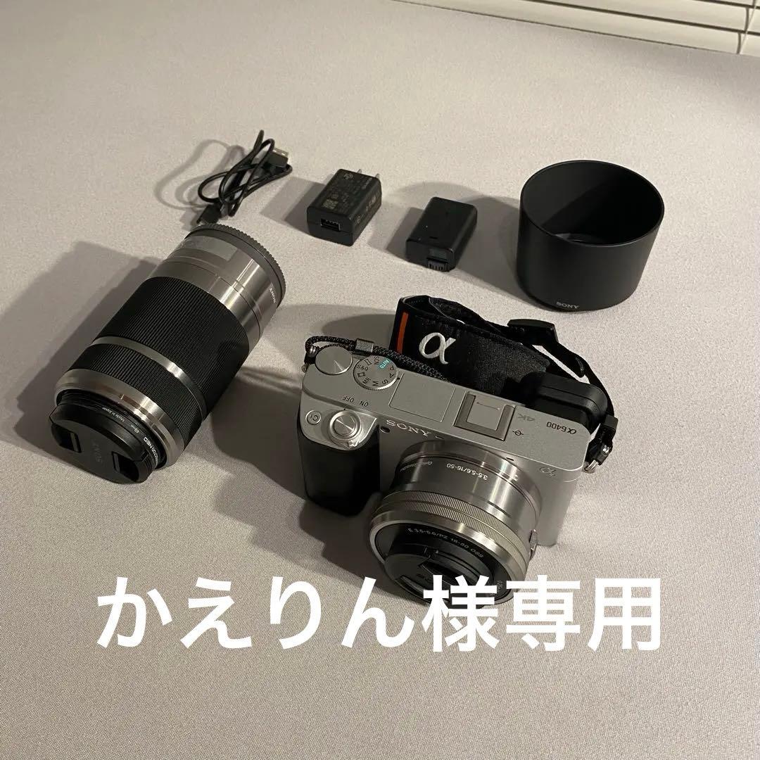 SONY ソニー α6400 ミラーレス一眼カメラ ILCE-6400Y α（ソニー） ソニー SONY α6400 ILCE-6400Y ダブルレンズキット