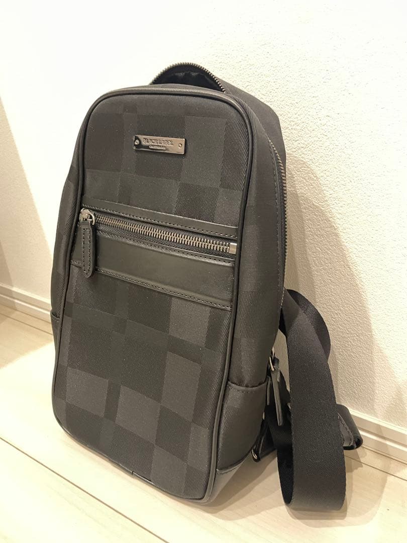 BLACK LABEL グレー チェック柄 バッグ BLACK LABEL グレー チェック柄 バッグ BLACK LABEL グレー チェック柄