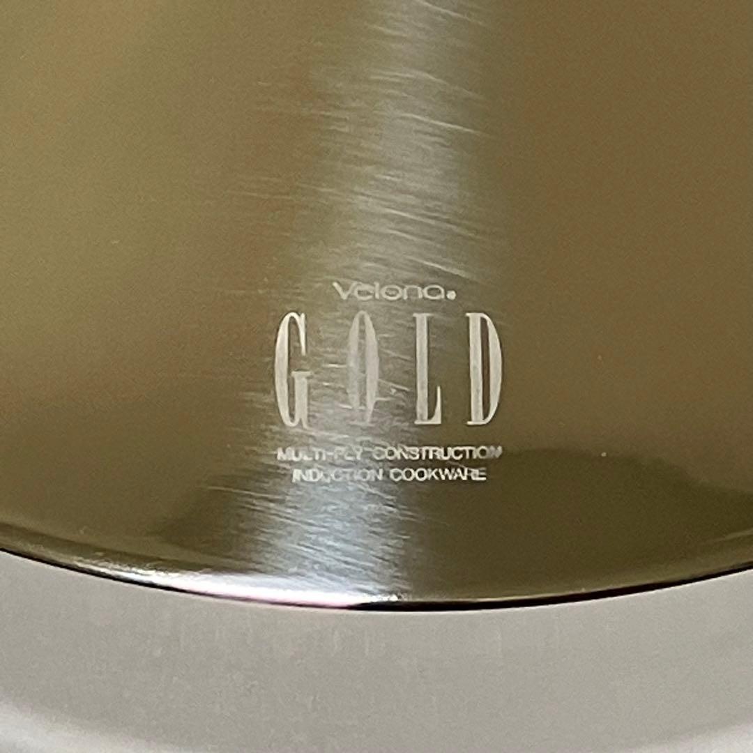 Velona GOLD 卓上鍋 直径約24cm ベローナ ゴールド IH対応 - メルカリ