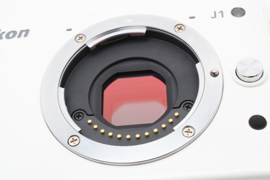 超美品 ニコン Nikon J1 ホワイト ショット数 2,258枚 M807