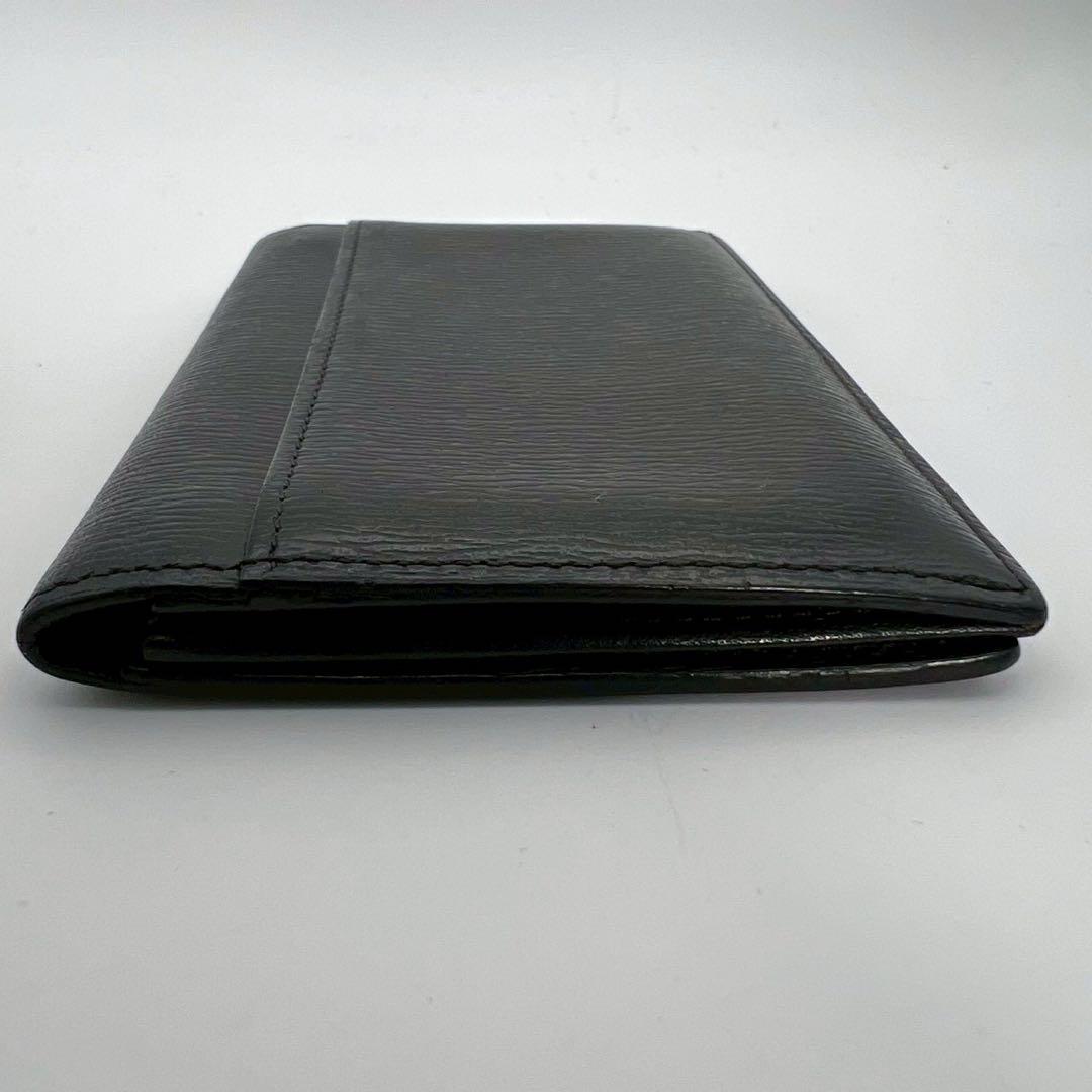 美品 モンブラン カードケース 名刺入れ ブラック 黒 レザー メンズ