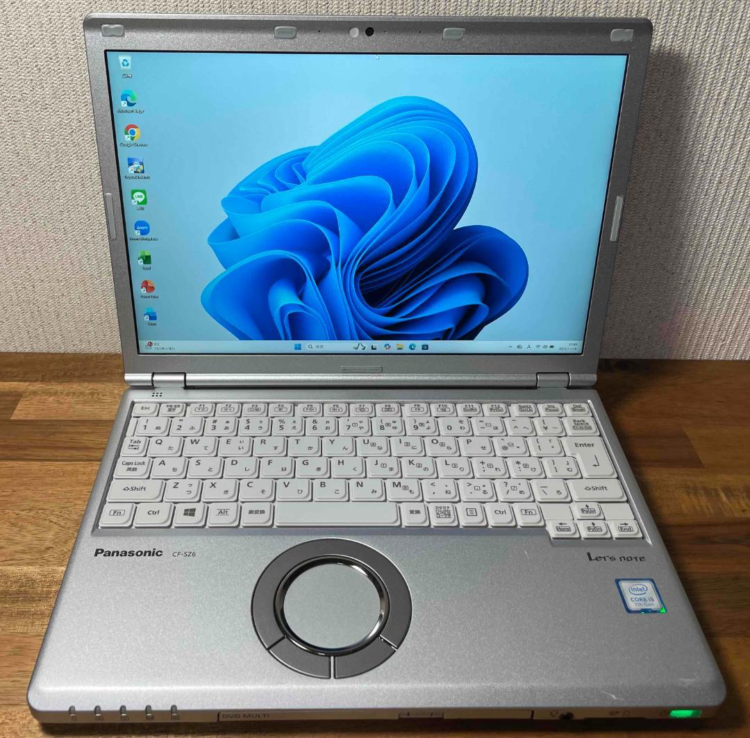 Win11 Office搭載 CF-SZ6 メモリ8GB 新品SSD256GB ノートパソコン windows11 パナソニック 中古 Panasonic レッツノート