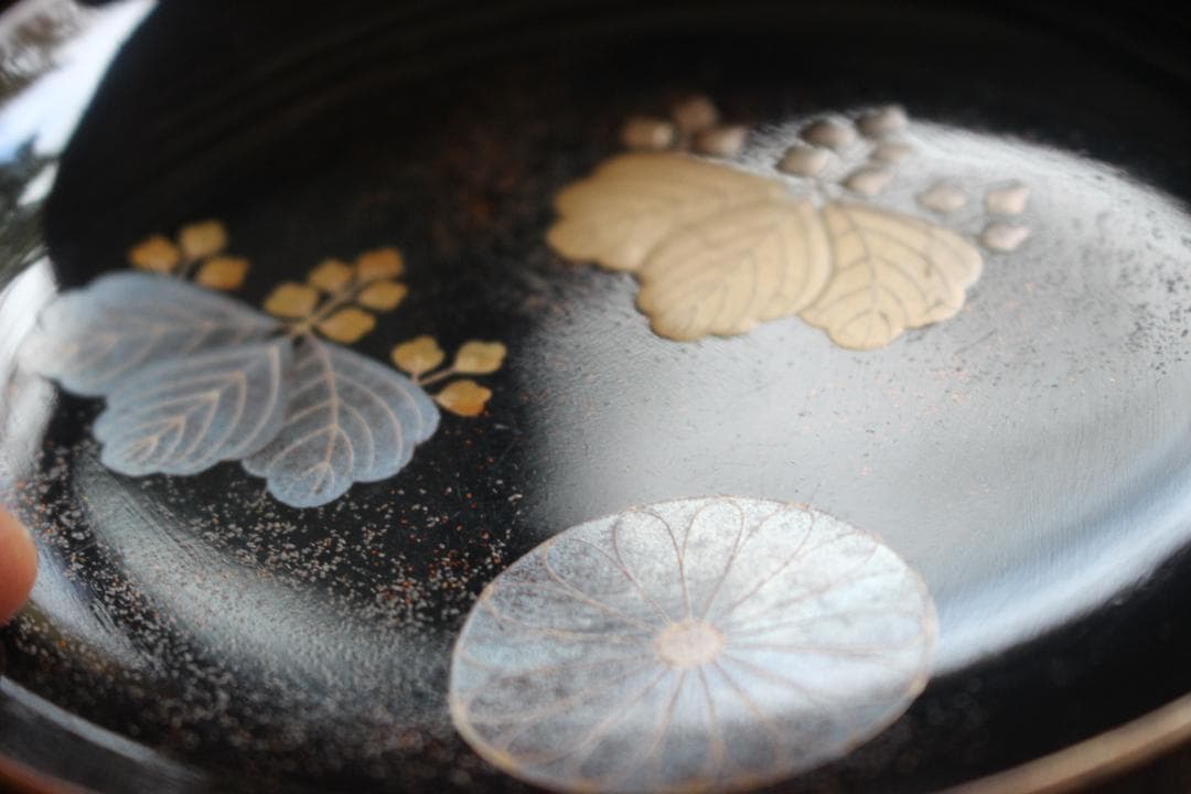 時代逸品！上質紅溜塗に極上高台寺蒔絵の美しいお椀2点（検