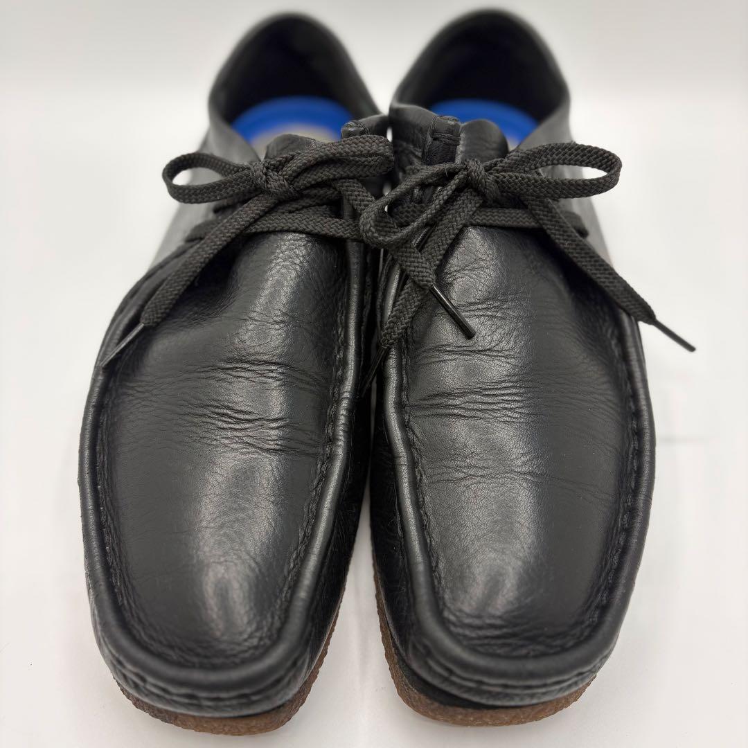 【Clarks】シェイカーⅡラン ワラビー モカシン 26.5cm 黒 軽量