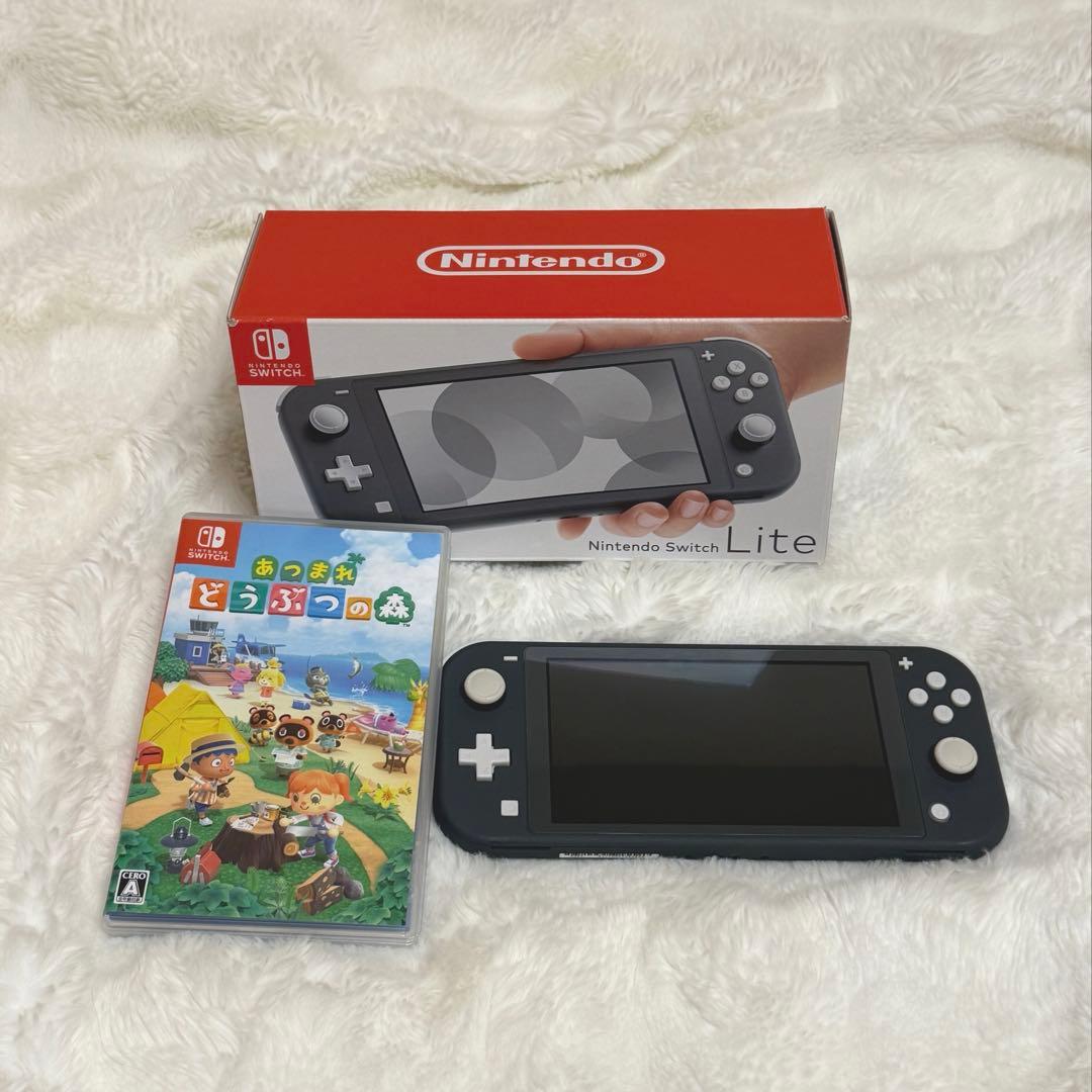 Nintendo Switch Lite グレー あつまれ どうぶつの森 セット Amazon.co.jp: 【整備済み品】 任天堂 Nintendo Switch Lite あつまれ