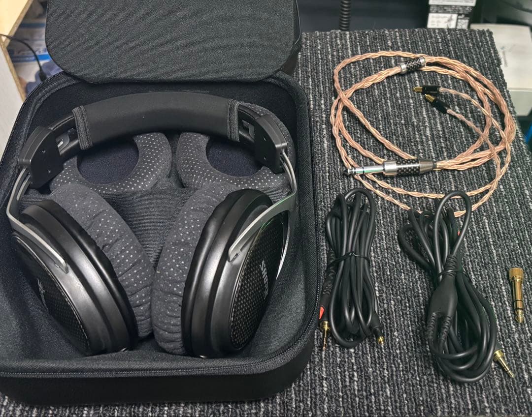 SHURE SRH1540-BK-A リケーブル付き - メルカリ