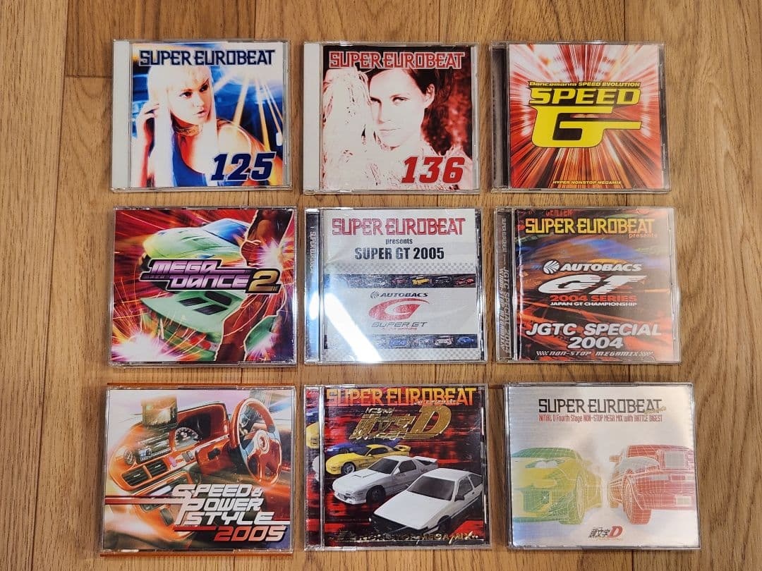 ユーロビート SUPER EUROBEAT CD9枚セット 頭文字D サントラ - メルカリ