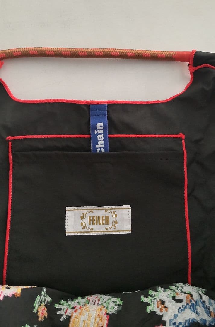 フェイラー ボール&チェーン ブラック バッグ L 新品タグ付き 正規品