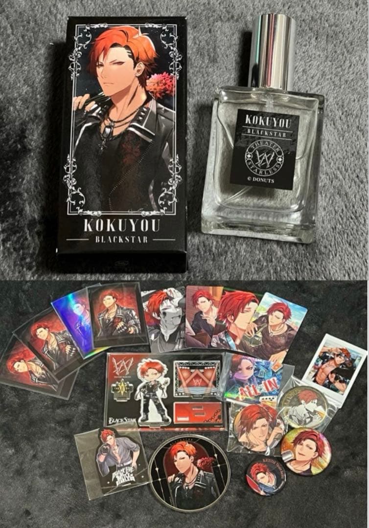 ブラスタ 黒曜 香水 アクスタ チェキ まとめ売り ブラックスター -Theater Starless- 香水／青桐ver.【受注生産商品
