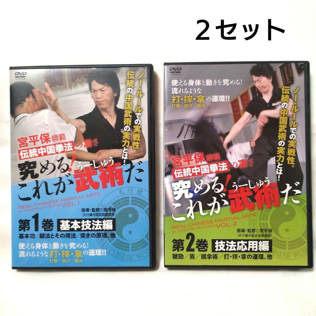 宮平保　究める❗これが武術だ❗　第1巻＆第2巻　セット Amazon.co.jp: 宮平保師範 伝統中国拳法の凄さ 究める! これが武術だ